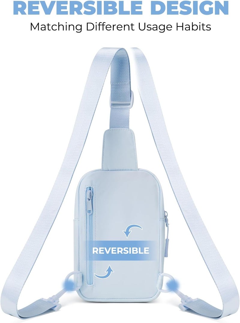 CHOLISS Small Sling Bag for Women and Men, Crossbody Bags Trendy Fanny Packs Chest Bag with Extended Strap - Image 3